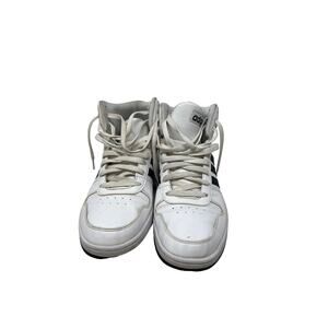 adidas White and Black High-Top Sneakers